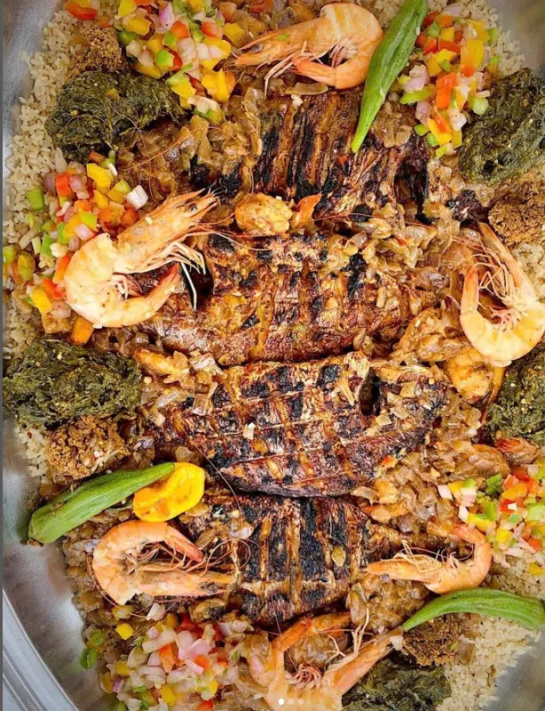 plat senegalais villa's gourmet